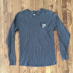 Texas A&M Aggies Hanes Dark Gray Long Sleeve Tee